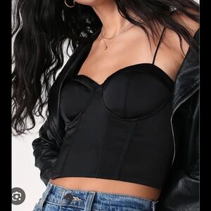 Madden Girl Bustier Corset Top
